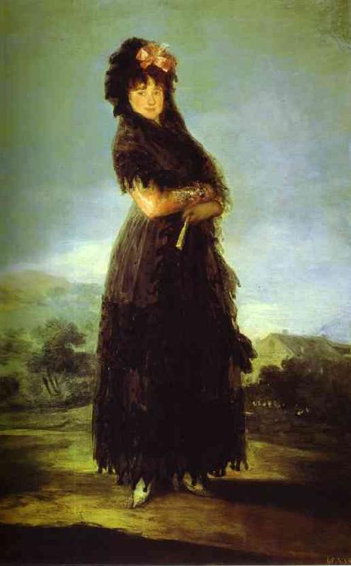 Francisco Jose de Goya Portrait of Mariana Waldstein. oil painting picture